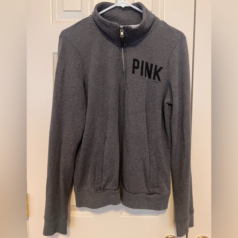 Pink Dark Gray crew neck size medium
